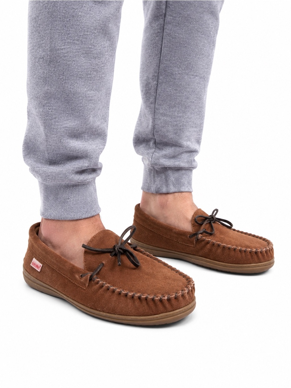 Size 10 SoftMoc‎ Men’s Leather Dusk II Suede Moccasin Slip-On Brown Casual Shoes